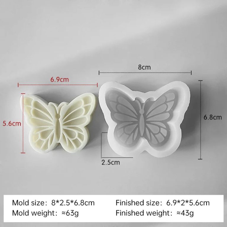 Faites voler votre créativité avec le moule en silicone papillon pour bougies