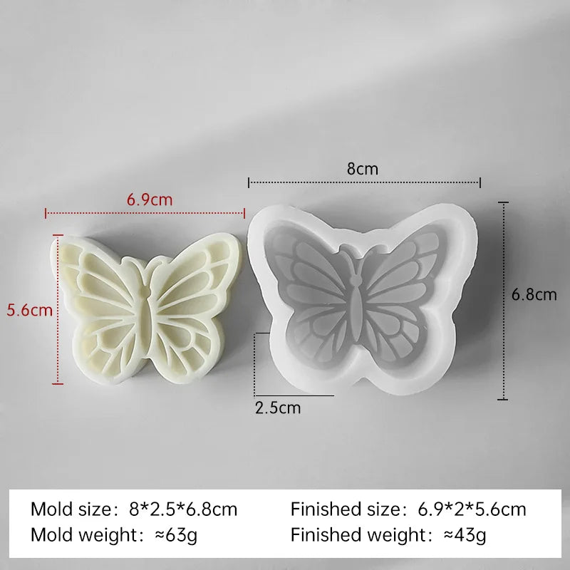 Faites voler votre créativité avec le moule en silicone papillon pour bougies