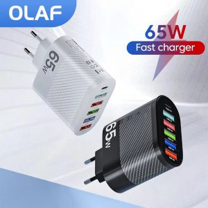Boostez votre quotidien avec le Chargeur Olaf 65W multiports