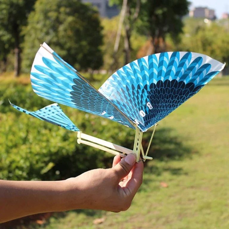 Décollage Imaginatif : Expérimentez le Vol Biomimétique avec l’Avion Bionique DIY en Caoutchouc