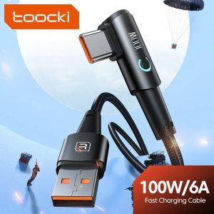 Maitriser la charge instantanée : découvrez le câble USB C Toocki 6A pour une expérience mobile optimisée