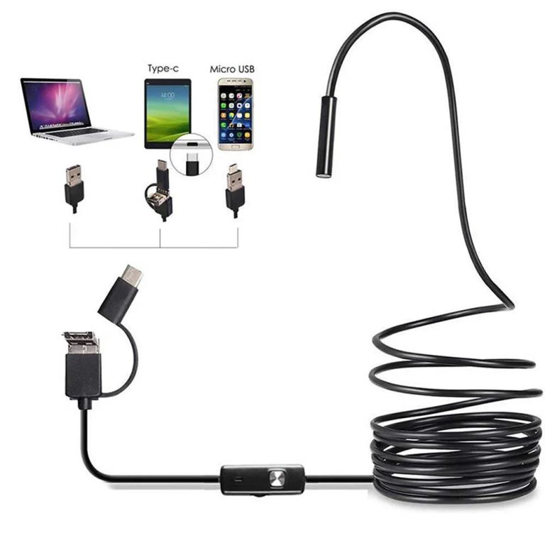 Explorez l’Inaccessible : L’Endoscope Caméra 7mm 3 en 1 pour Vos Projets Techniques