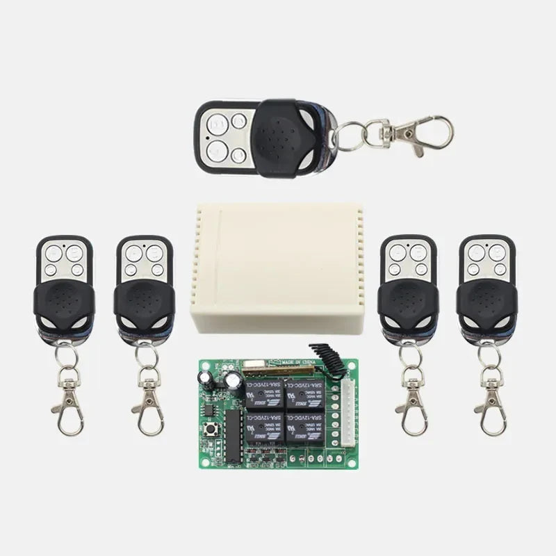 Optez pour la Liberté de Contrôle Sans Fil : Découvrez la Télécommande RF 433MHz 4CH