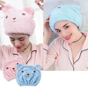 Offrez à vos cheveux un séchage rapide et stylé avec ce bonnet mignon en microfibre