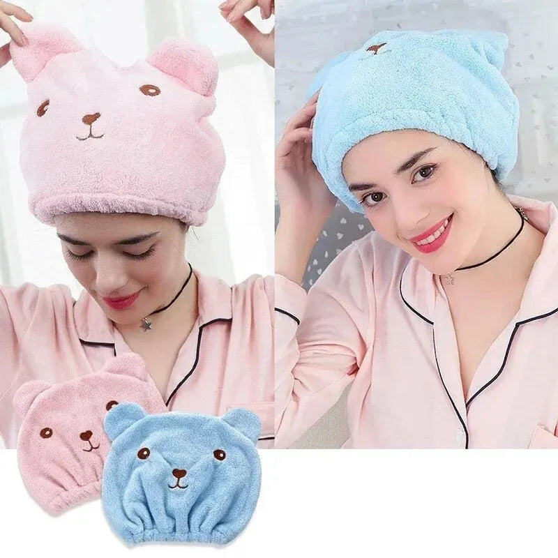 Offrez à vos cheveux un séchage rapide et stylé avec ce bonnet mignon en microfibre