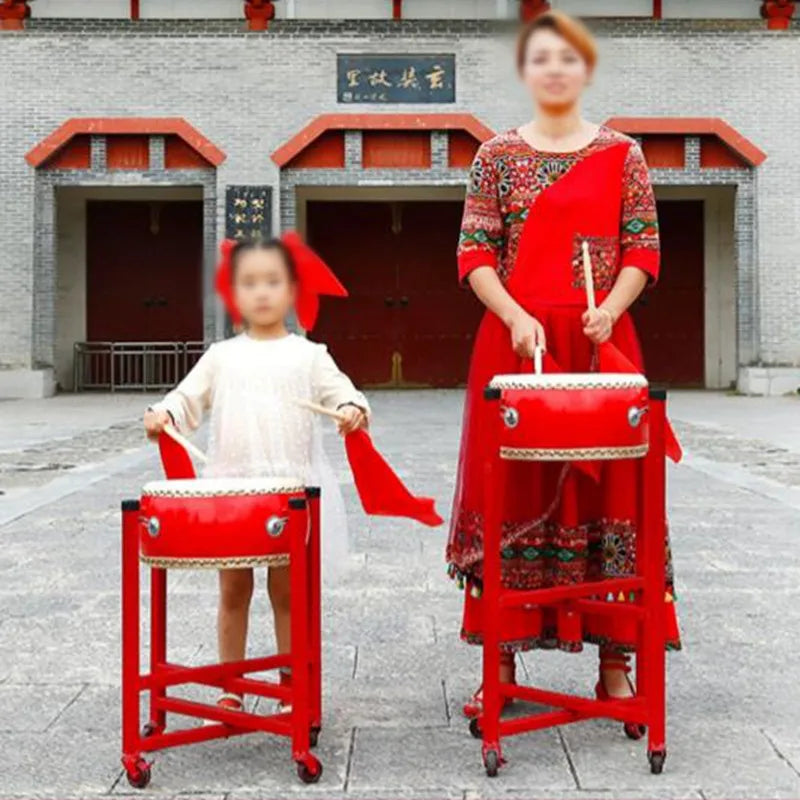 Laissez-vous emporter par le rythme envoûtant du Tambour Chinois 13 Pouces