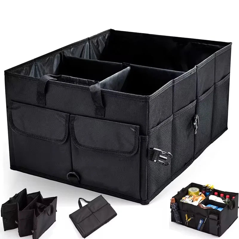 Transformez l’Organisation de Votre Voiture avec ce Coffre de Rangement Pliable Révolutionnaire