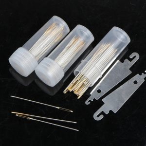 Passez à l’art raffiné du point de croix avec des aiguilles en or