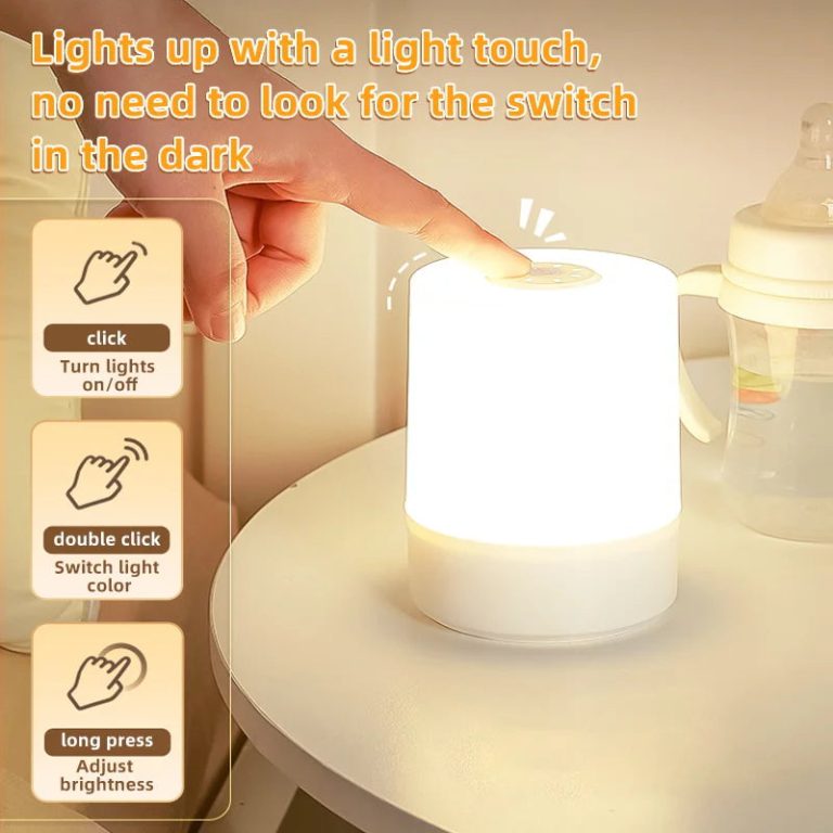 Lumière sur votre quotidien : la Lampe de Nuit USB LED Rechargeable pour une Ambiance sur-mesure