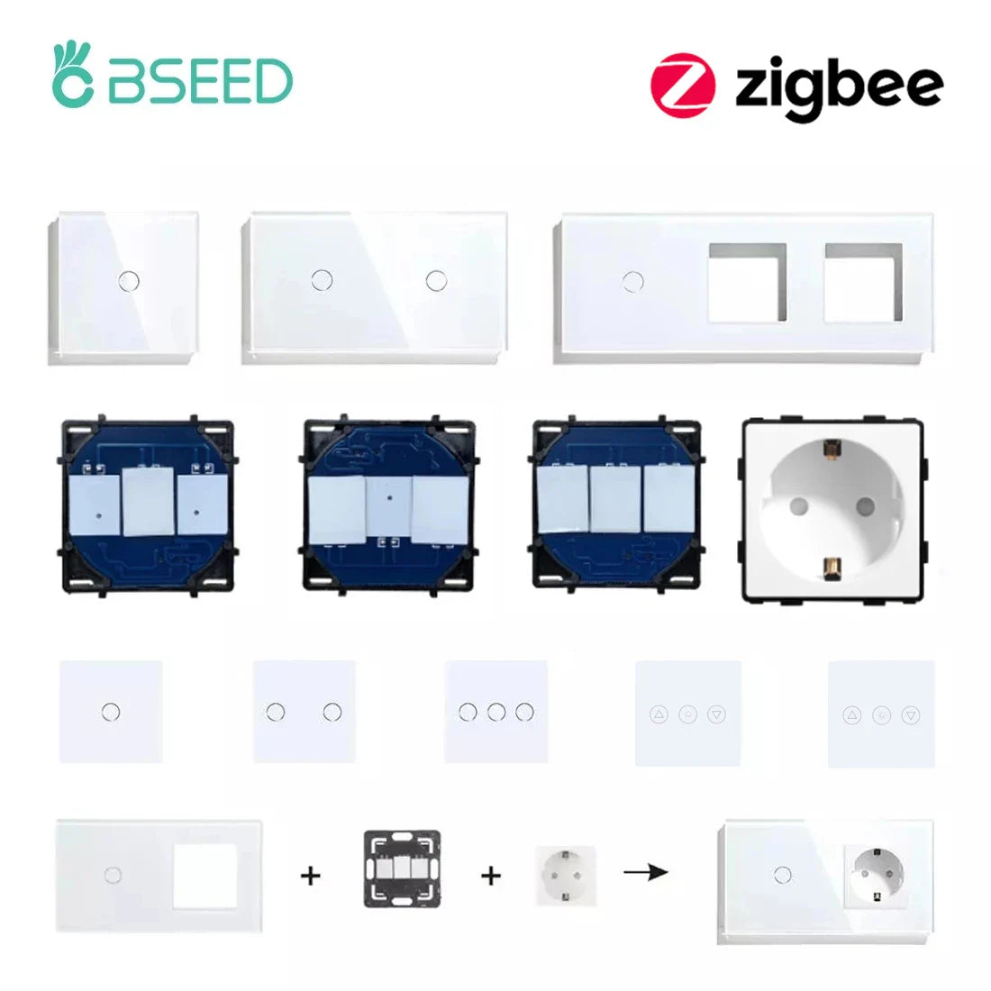 Domotique Alliant Élégance et Performance : Découvrez l'Interrupteur Intelligent Zigbee BSEED