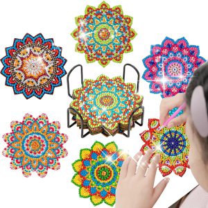 Éveillez Votre Créativité avec le Kit DIY Décoratif Mandala en Peinture Diamant