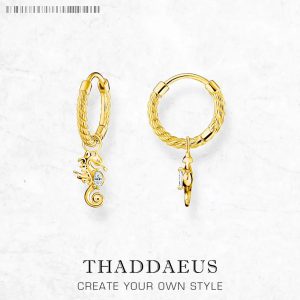 Sublimez Votre Style avec l'Élégance Marine des Créoles Or 925 Hippocampe