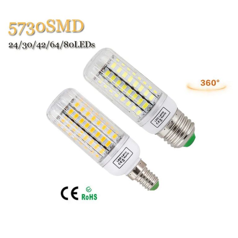 Illuminez Votre Intérieur avec l’Ampoule LED E27 E14 5730 SMD : Performance et Économie au Quotidien