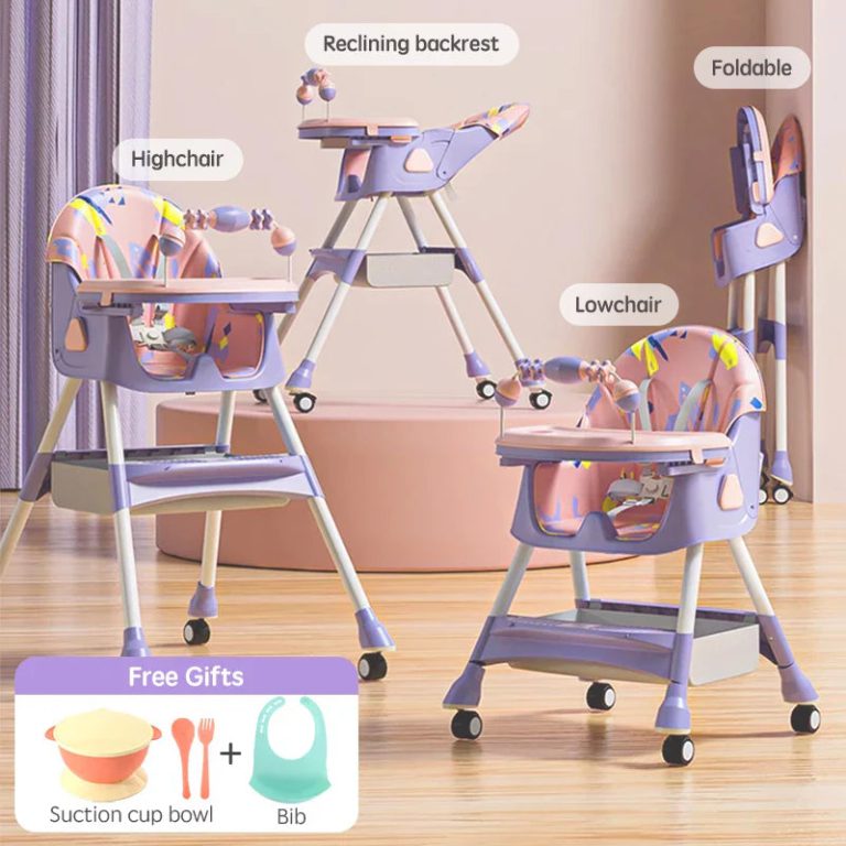 Un Repas Plus Confortable pour Bébé : Découvrez la Chaise Haute Inclinable