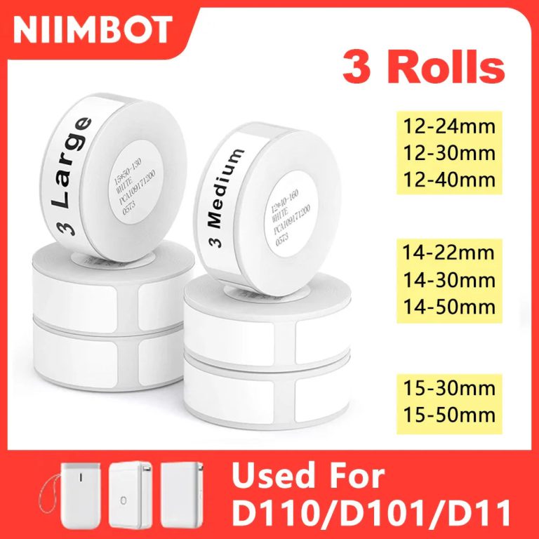 Optimisez votre quotidien avec l’imprimante thermique Bluetooth Niimbot et ses rouleaux autocollants