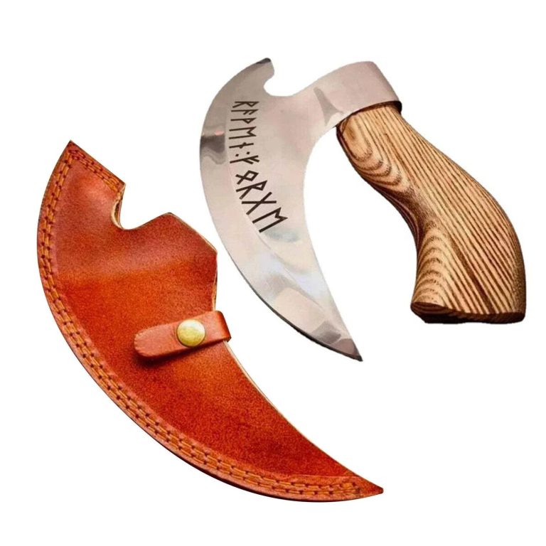 Découvrez l’Art de la Découpe avec la Hache à Pizza Viking en Acier Inoxydable