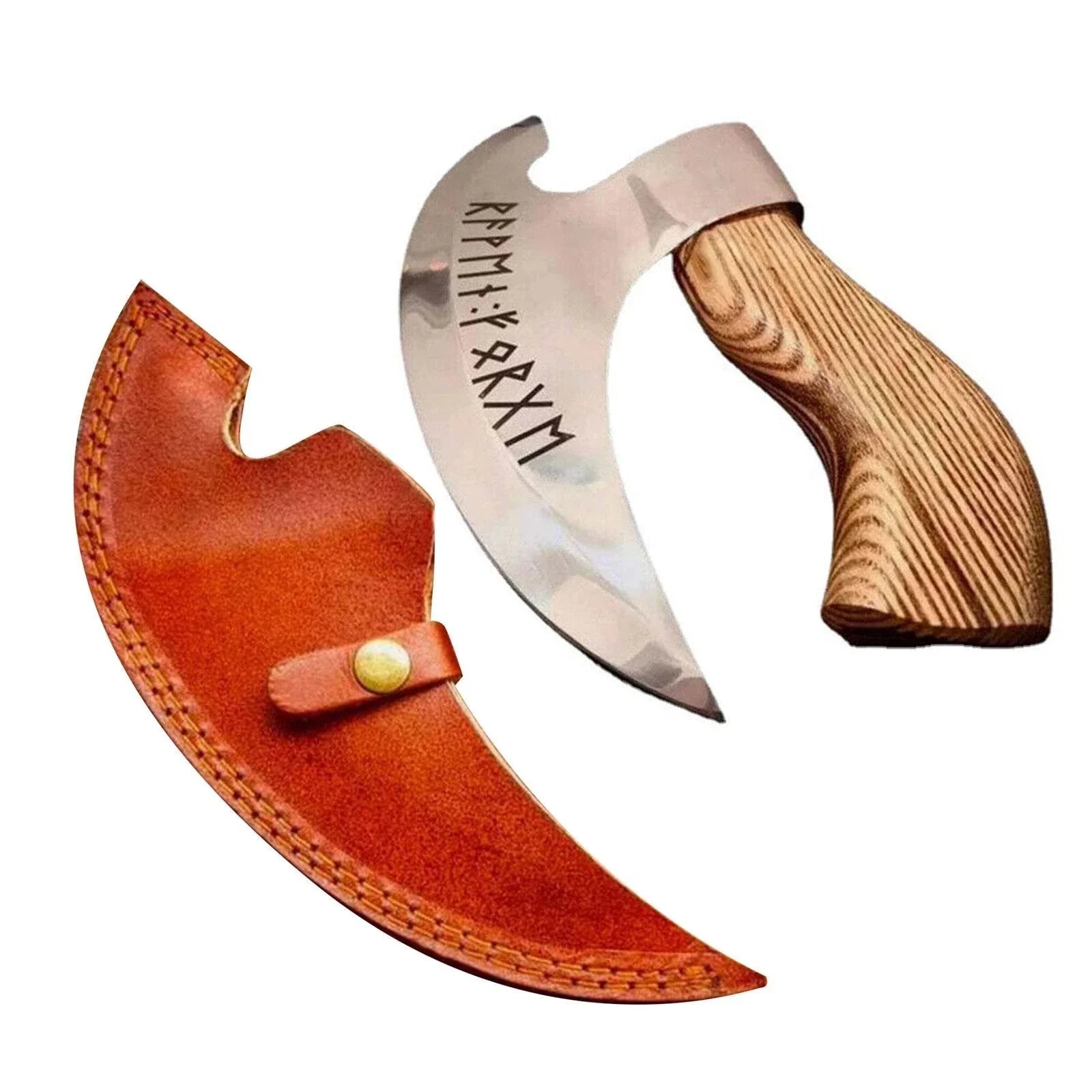 Découvrez l’Art de la Découpe avec la Hache à Pizza Viking en Acier Inoxydable