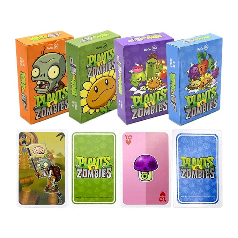Une aventure stratégique et ludique avec les cartes à jouer Plants vs Zombies