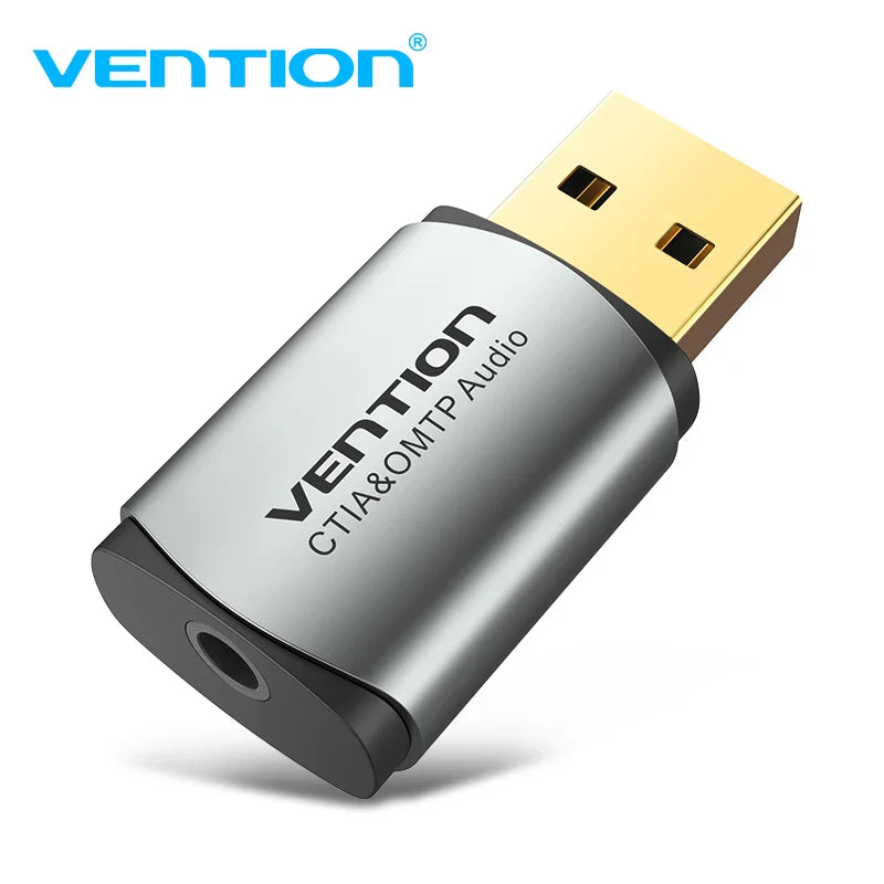 Redéfinissez Votre Expérience Audio avec la Vention Carte Son USB Externe 2-en-1