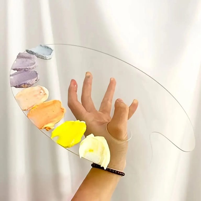 Redécouvrez Votre Art avec la Palette Transparente en Acrylique