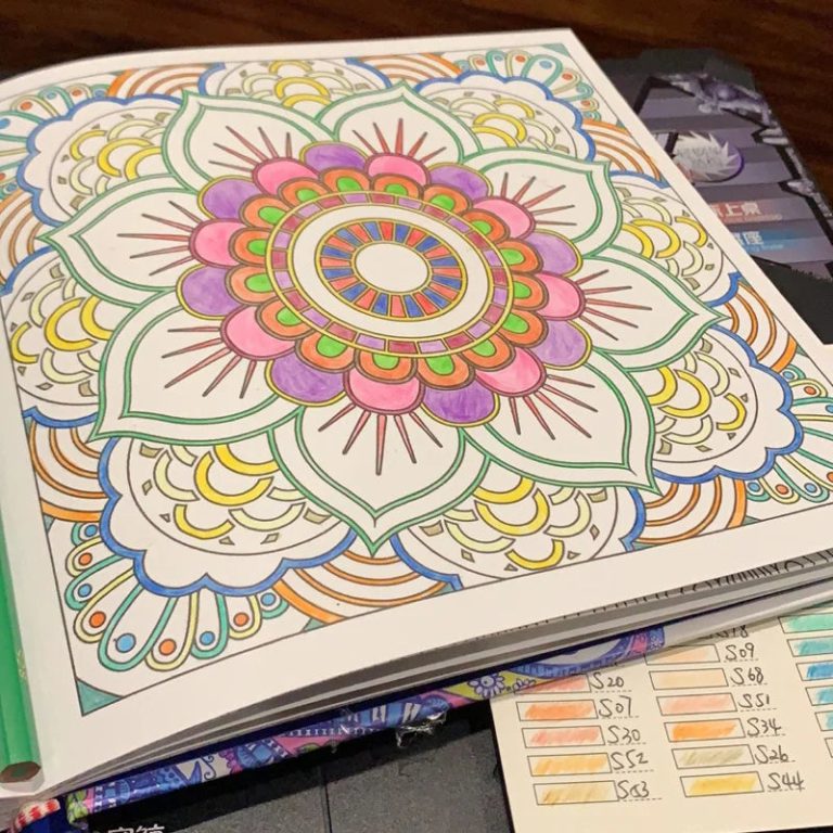 Découvrez le pouvoir de la détente créative avec un livre innovant de mandalas et fleurs