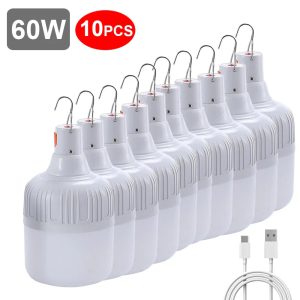 Ampoule LED Rechargeable USB pour Camping et Urgences : L’Éclairage Portable Intelligent
