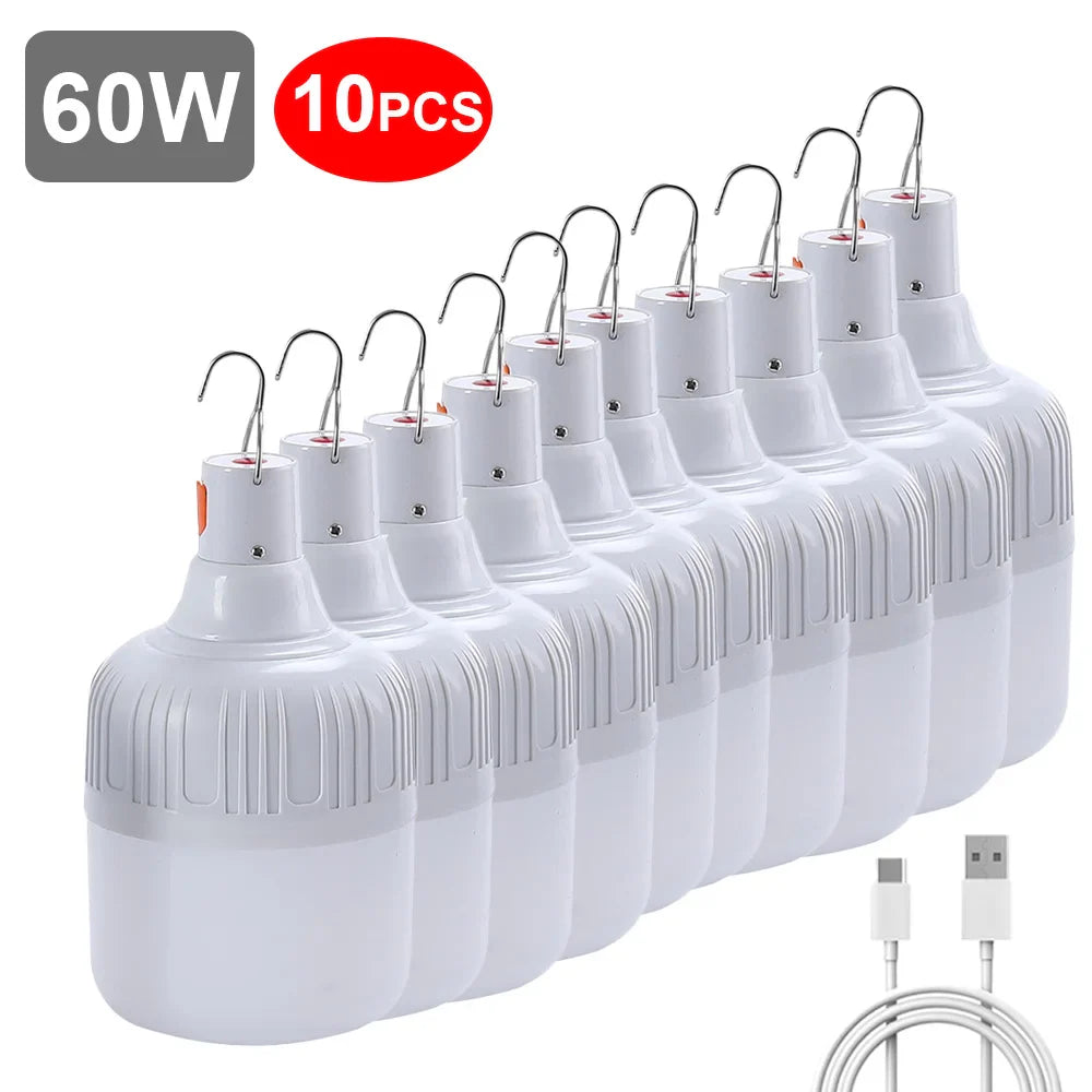 Ampoule LED Rechargeable USB pour Camping et Urgences : L’Éclairage Portable Intelligent