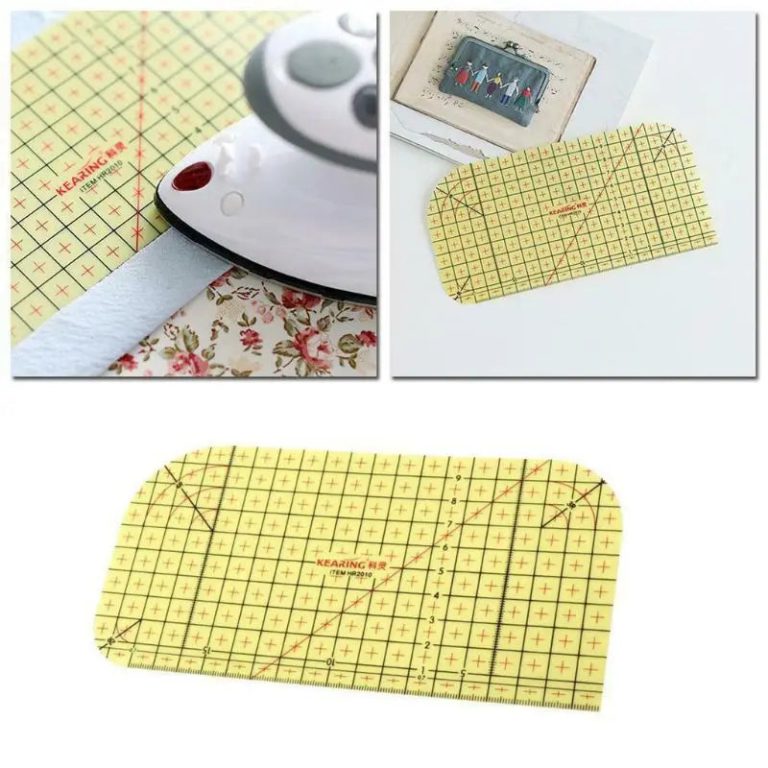 Améliorez Votre Précision en Patchwork avec la Règle de Repassage pour Couture DIY