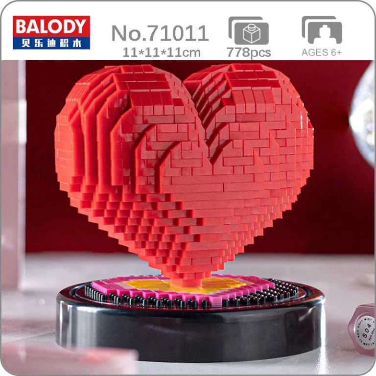 Découvrez le Génie Créatif derrière les Mini Blocs de Construction DIY DP 71011 Saint Valentin