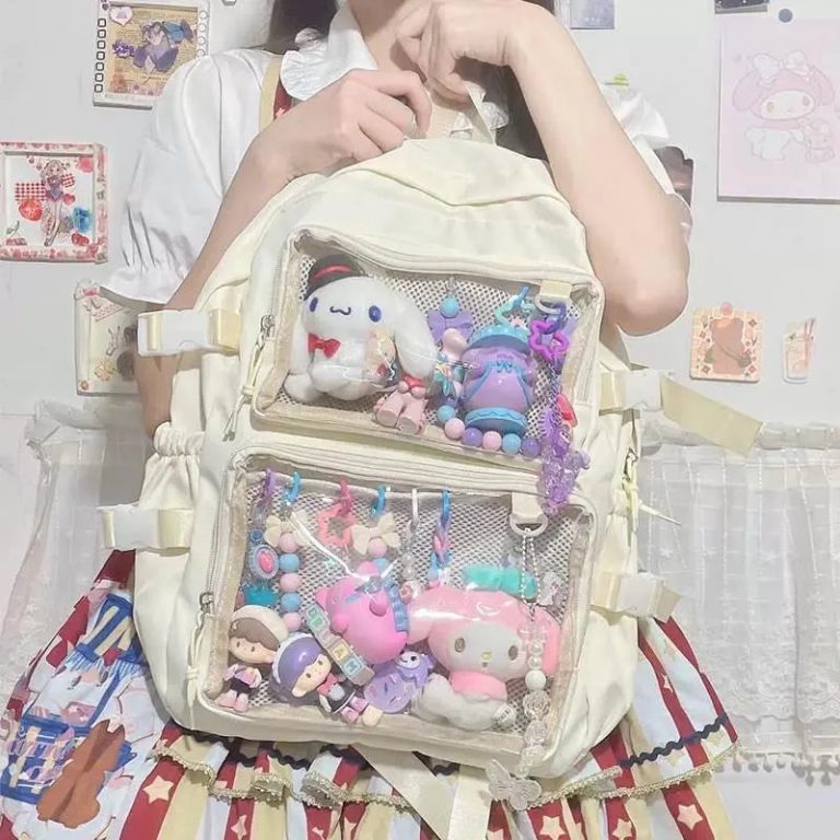 Embrassez l'originalité quotidienne avec un sac à dos transparent au style japonais