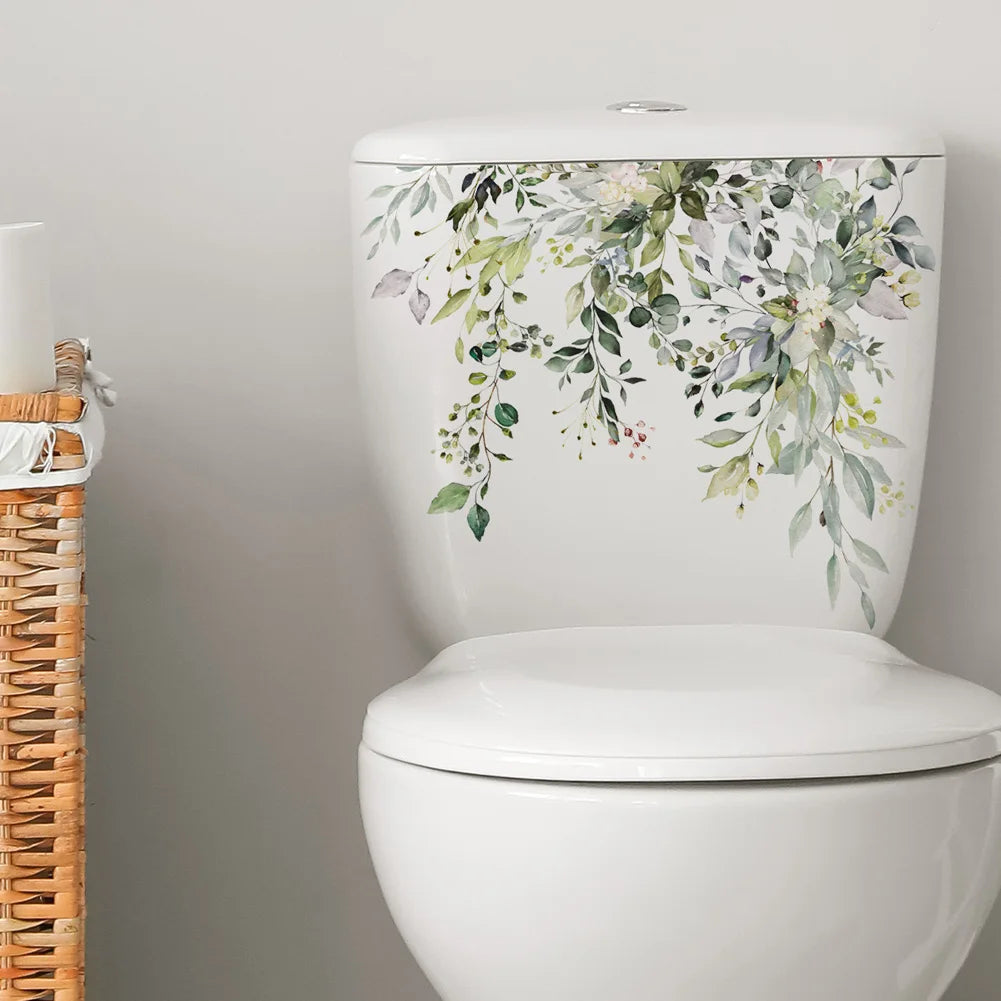 Décorez Votre Intérieur avec Élégance grâce au Sticker Mural Feuilles de Plantes Vertes