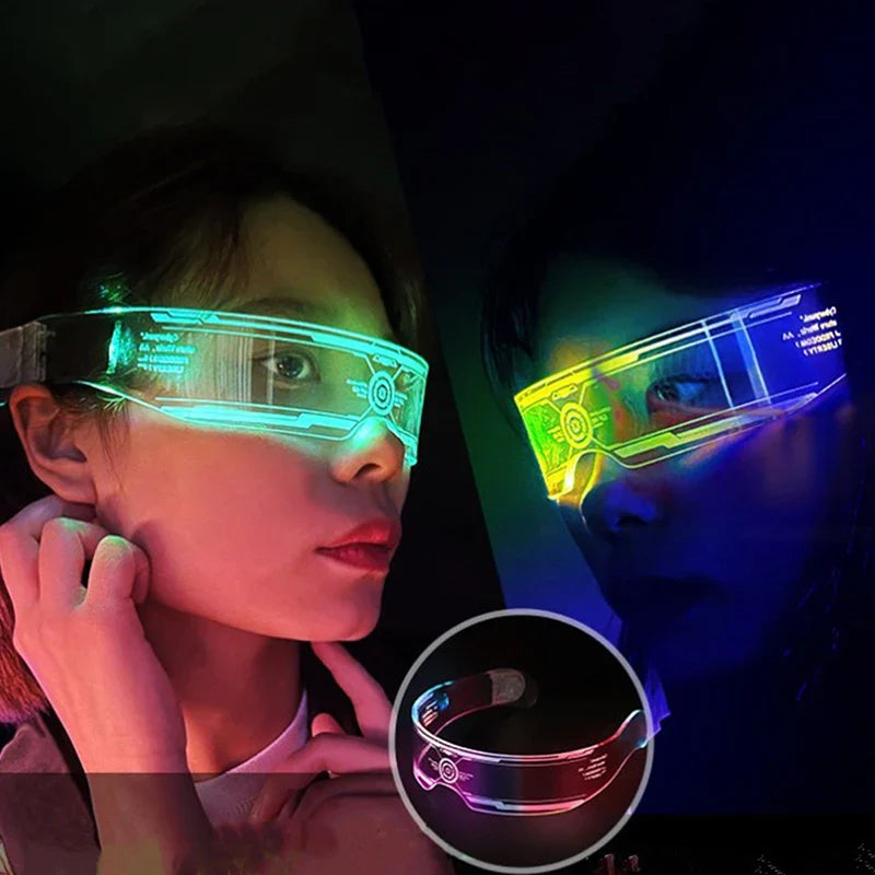 Illuminez Vos Soirées avec les Lunettes LED Lumineuses pour Soirée