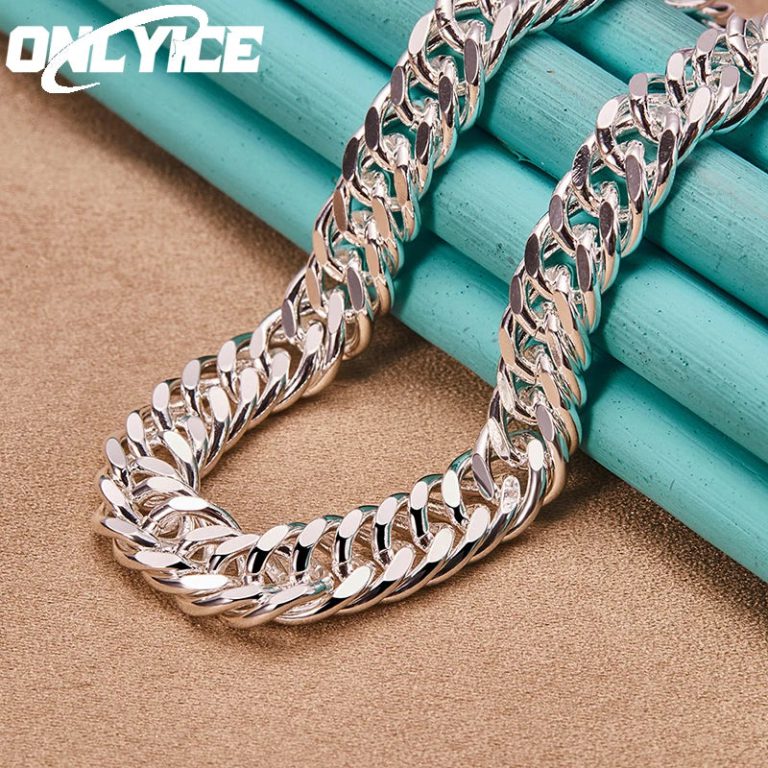 Affirmez Votre Style avec Élégance : Zoom sur le Collier en Argent Sterling Chaîne Cuban