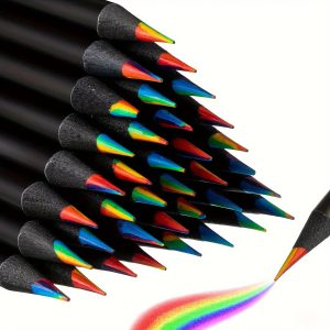 Libérez Votre Créativité avec un Outil Innovant : L'Ensemble Crayons Bois Colorés 7 en 1