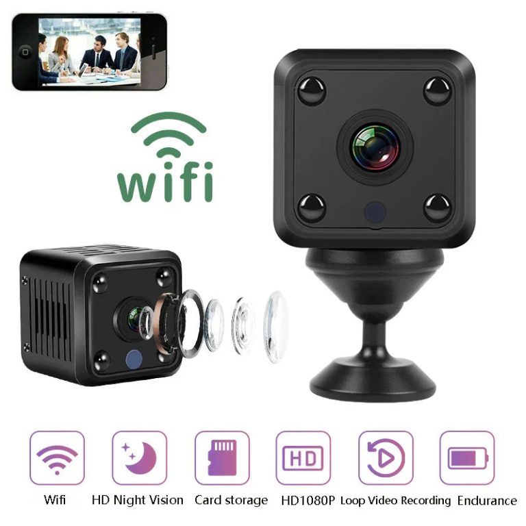 Surveillance de Pointe : La Caméra Mini WiFi IP X6 HD 1080P pour une Sécurité Discrète