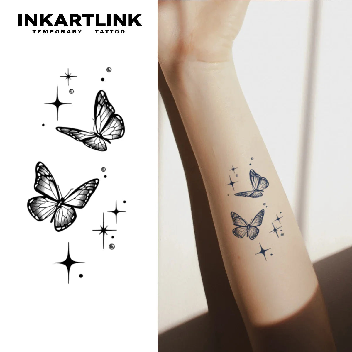 Laissez-vous Enchanter par un Style Éphémère: L’Art du Tatouage Papillon Éco Chic