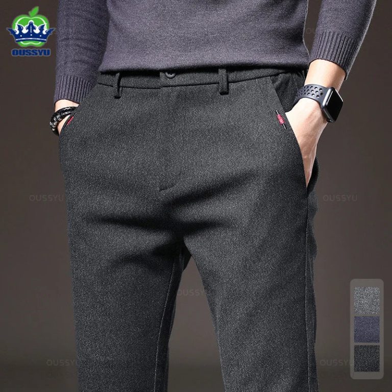 Redéfinir l’élégance hivernale : l’art du pantalon casual business pour hommes