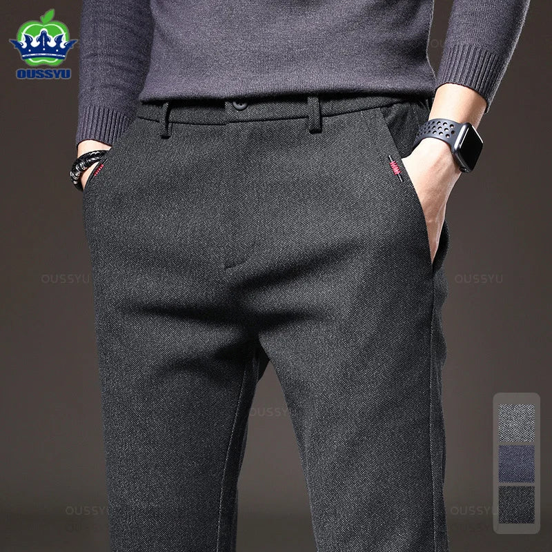 Redéfinir l’élégance hivernale : l’art du pantalon casual business pour hommes