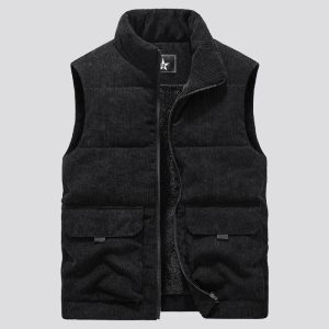 Découvrez le Gilet sans Manches en Laine pour Homme : l’alliance subtile entre style moderne et chaleur inégalée