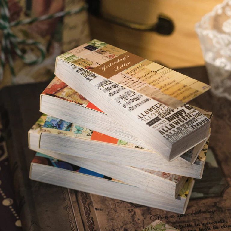 Révélez votre créativité avec le Livre Stickers Papier Washi Vintage – Une touche d'art naturel