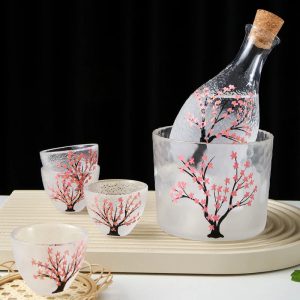 Élégance artisanale : redécouvrez vos dégustations avec l’ensemble Sake Sakura