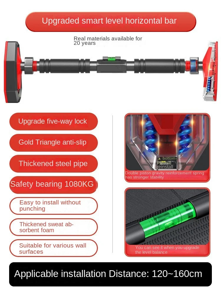 Révolutionnez Vos Entraînements à Domicile avec la Barre de Traction Murale Sans Perçage