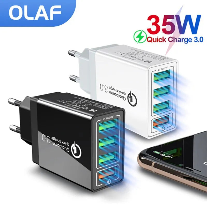 Boostez Votre Quotidien avec le Chargeur Rapide Olaf 35W QC3.0 : L’Atout Incontournable pour Vos Appareils