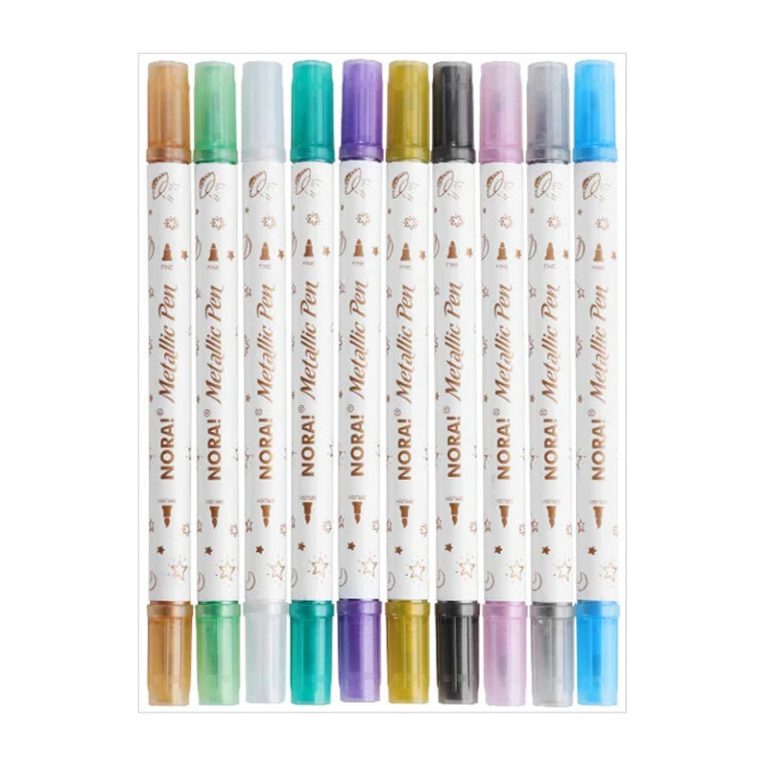 Libérez Votre Art avec ces Stylos Tatouage Ongles Double Embout Métal Coloré : Une Révolution Créative