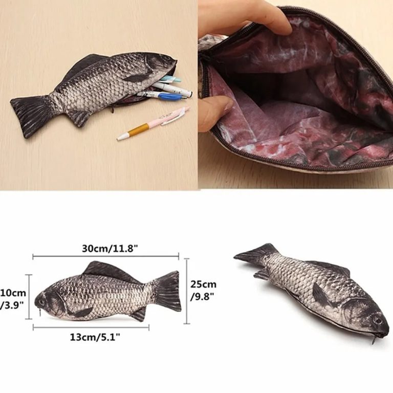 Un Accessoire de Papeterie Qui Fait Mouche : L’Audacieuse Trousse à Crayons Poisson Carpe