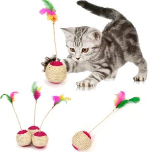 Nid à griffer en sisal pour chat : l’accessoire ludique qui conjugue bien-être et amusement