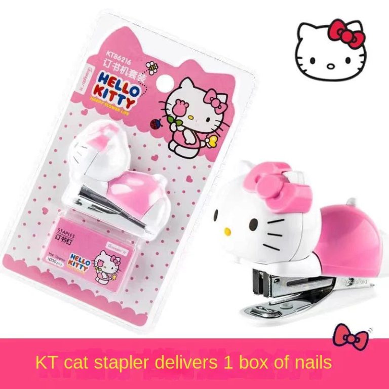 Agrafeuse mini Hello Kitty Sanrio : L'élégance kawaii qui sublime votre bureau