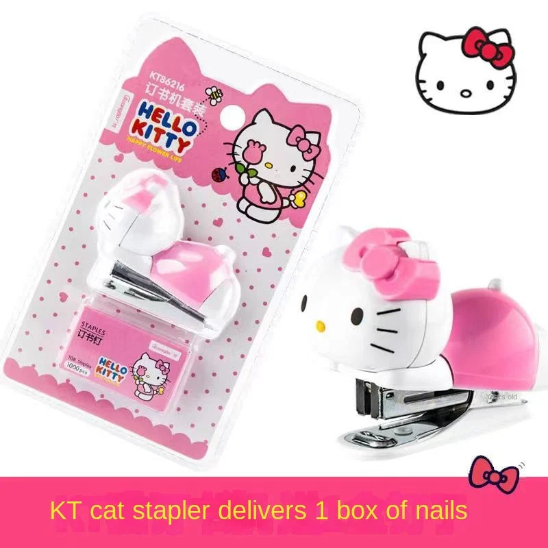 Agrafeuse mini Hello Kitty Sanrio : L'élégance kawaii qui sublime votre bureau