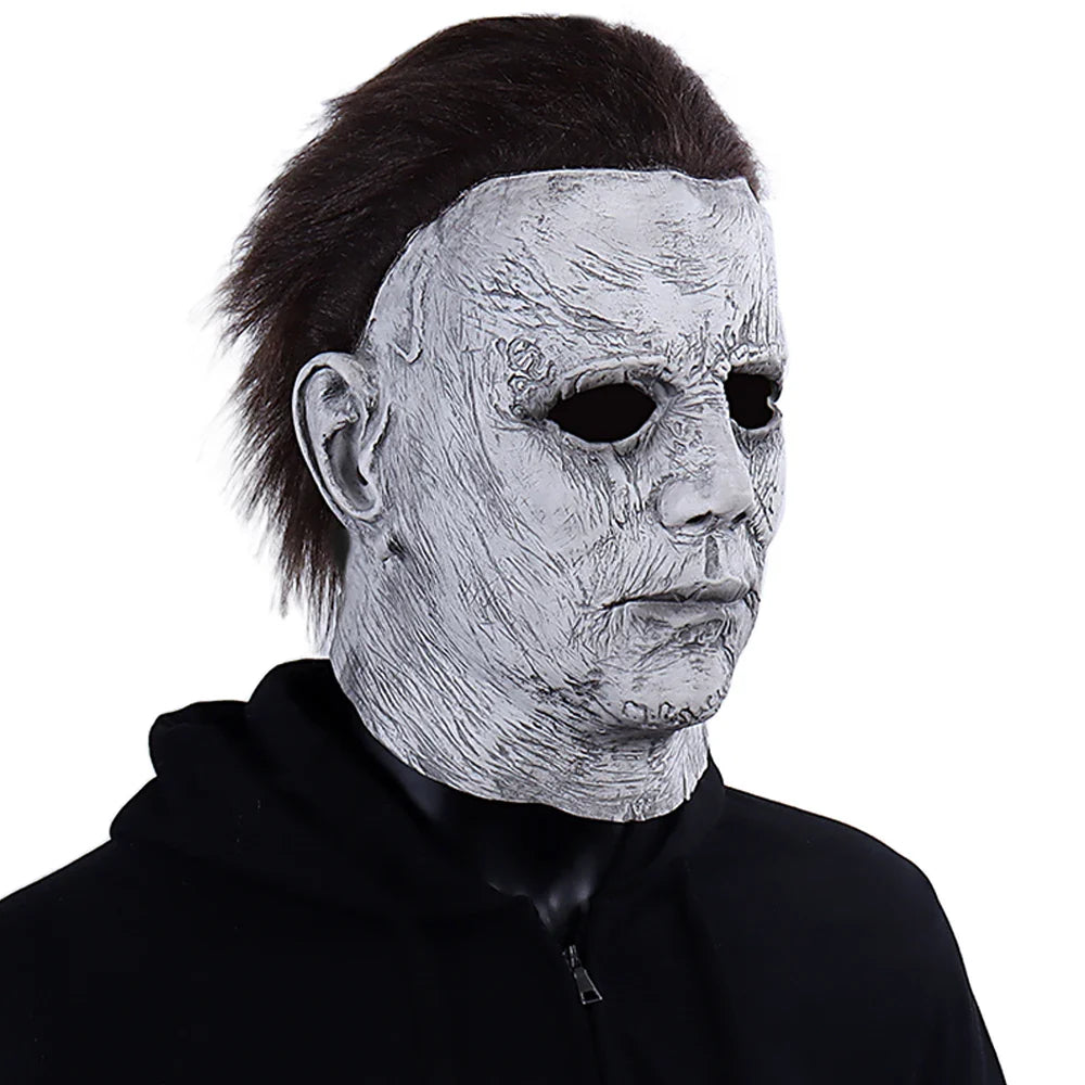 L'Accessoire Incontournable pour un Halloween Terrifiant : Masque Michael Myers en Latex Effet Sanglant