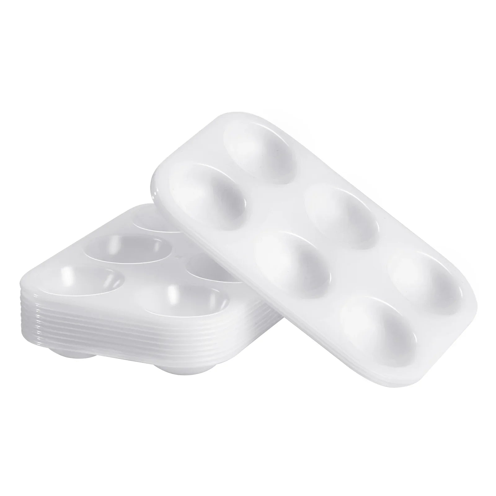 Palette de peinture en plastique blanc ROSENICE : L’outil indispensable pour sublimer vos créations artistiques